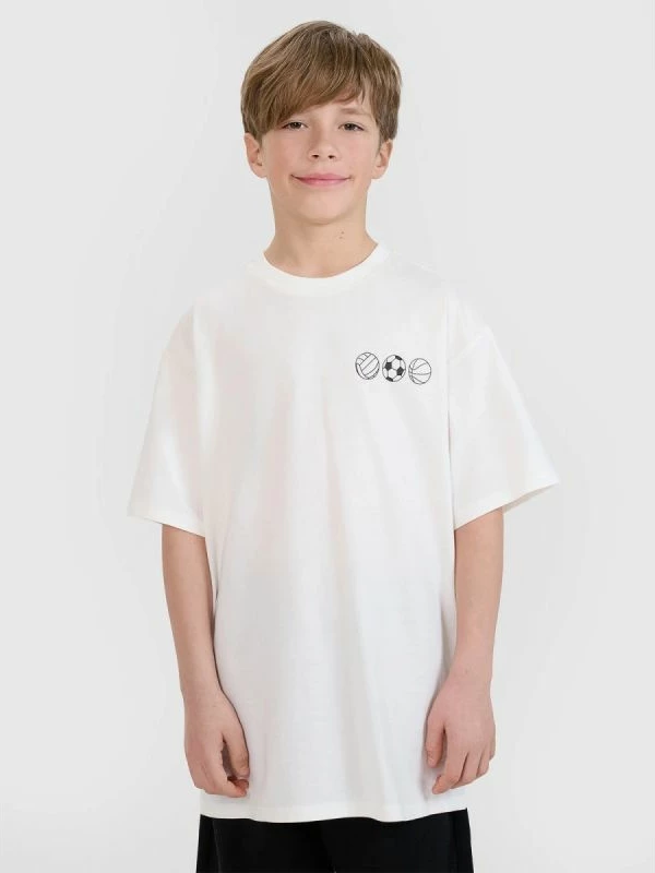 Maicë për djem 4f, oversize me print