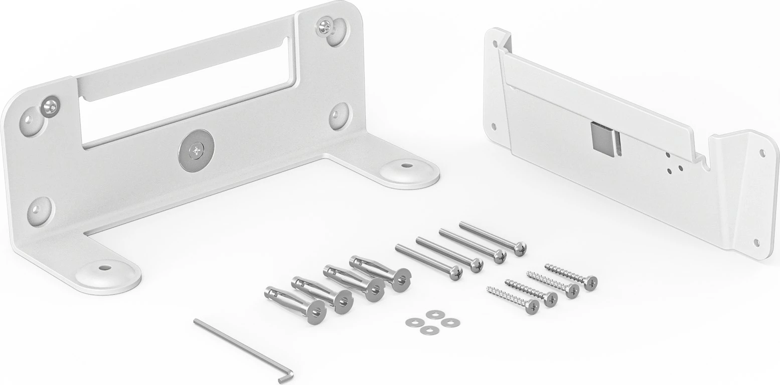 Mbajtës muri Logitech për video bare, i bardhë, Rally Bar, Rally Bar Mini