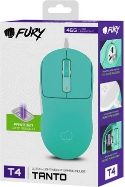 Maus Fury Tanto T4 RGB miętowa