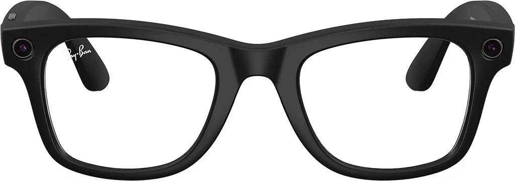 Syze smart Ray-Ban Meta Wayfarer Gen 2 RW4012 32GB 12MP 155-53 Large, Matte Black / Transitions Grey