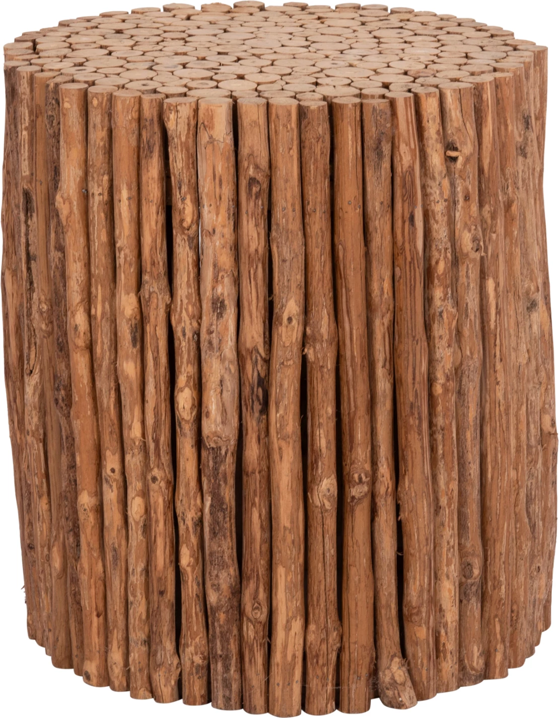 Tavolinë kafeje rrethore DRIFTER, dru natyral, FH4443, 36x40cm