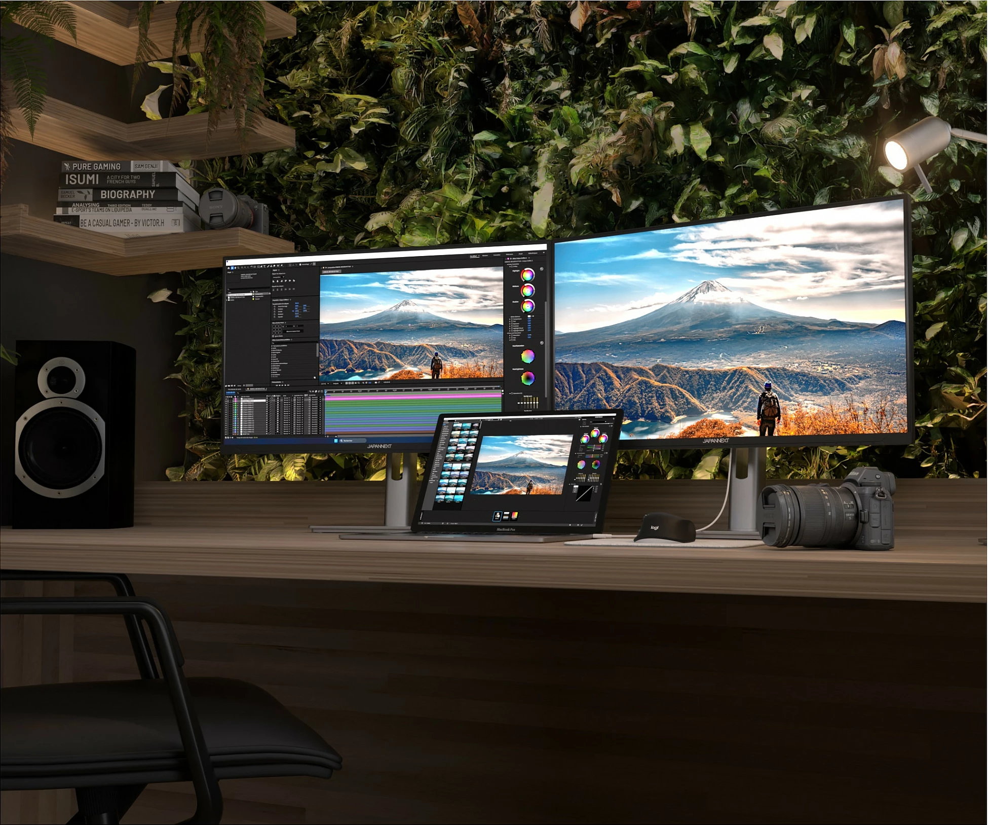 Monitor JAPANNEXT JN-IPS275K-HSPC9, 27", 5K 5120x2880, IPS, FreeSync, HDR, zi/argjend
