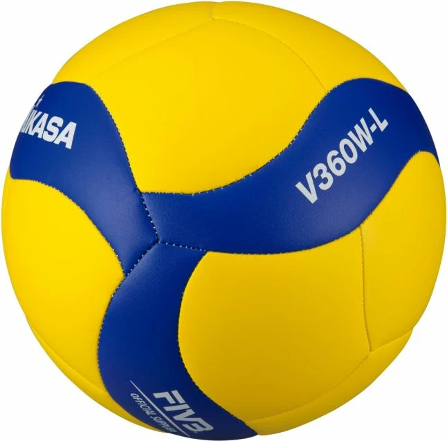 Top volejbolli Mikasa, për të gjithë, i kaltër dhe i verdhë