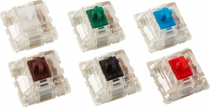 Switch për tastierë mekanike Glorious Gateron Clear, 120 copë, transparent