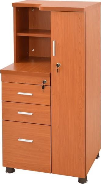 Dollap profesional për zyre, ngjyrë qershie, FH2052.03R, 60x46x120 cm