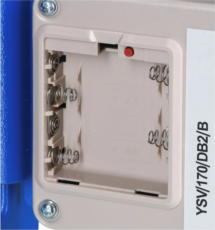 Kasafortë elektronike Yale, mini, e kaltër