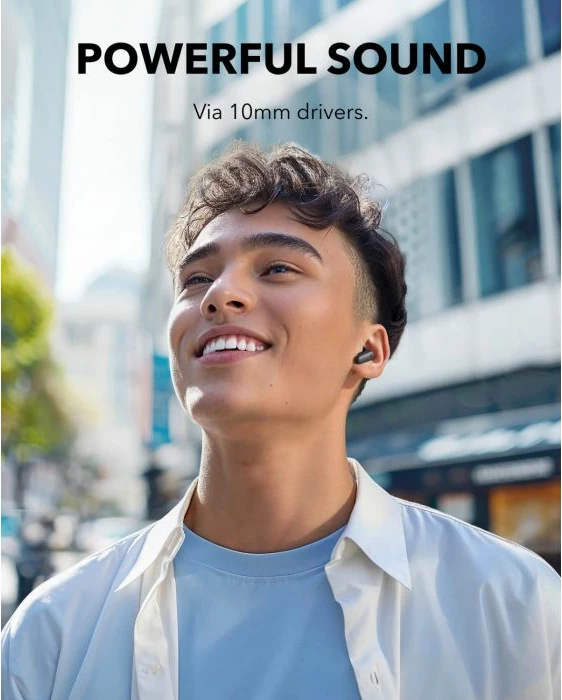 Kufje Anker Soundcore P30i wireless me ANC, Bluetooth 5.4, 45 orë bateri, IP54, të zeza