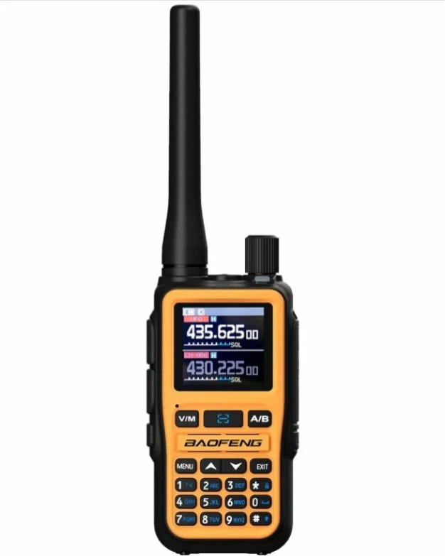 Radio dore Baofeng UV-5R EU MINI USB-C Bluetooth, portokalli