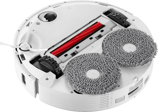 Robot fshesë Roborock Qrevo PLUS, 7000Pa, stacion bazë me qese pluhuri 2.7L, mopim i lagësht, bardhë/zi