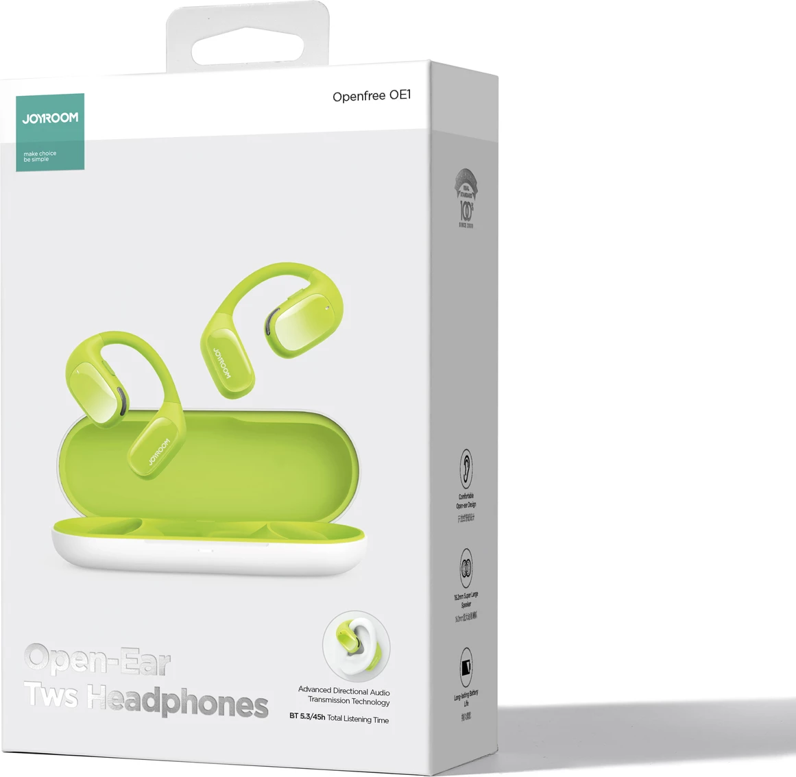 Kufje wireless Joyroom Openfree JR-OE1, on-ear, Bluetooth 5.3, 100 mAh, USB-C, Gjelbër
