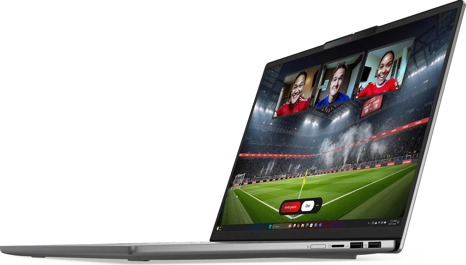 Laptop Lenovo IdeaPad 5 Slim CU5 322, 16GB RAM, 512GB SSD, 16", Windows 11 Home, Luna Grey