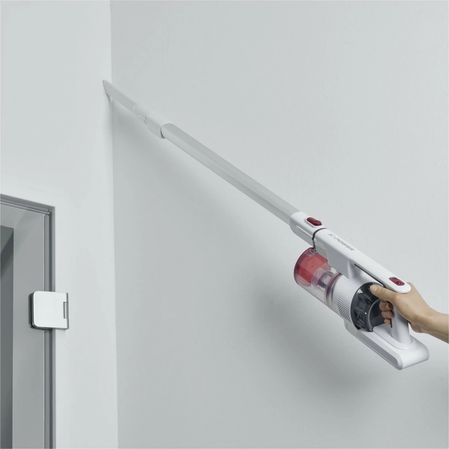 Fshesë Severin HV 7152, vertikale, pa qese, e bardhë