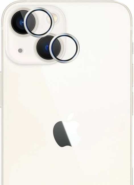 Mbrojtës xhami për kamerë 3mk Protection HARDY Pro për iPhone 13 Mini/13, argjendtë