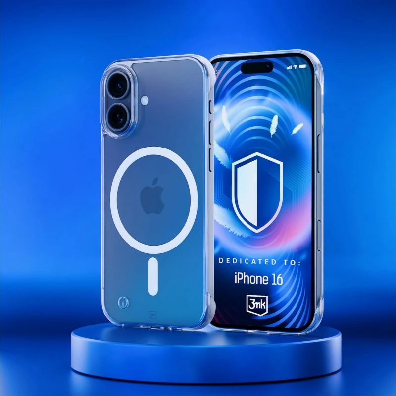 Mbrojtëse telefoni 3mk Just20g MagCase për iPhone 16, transparente