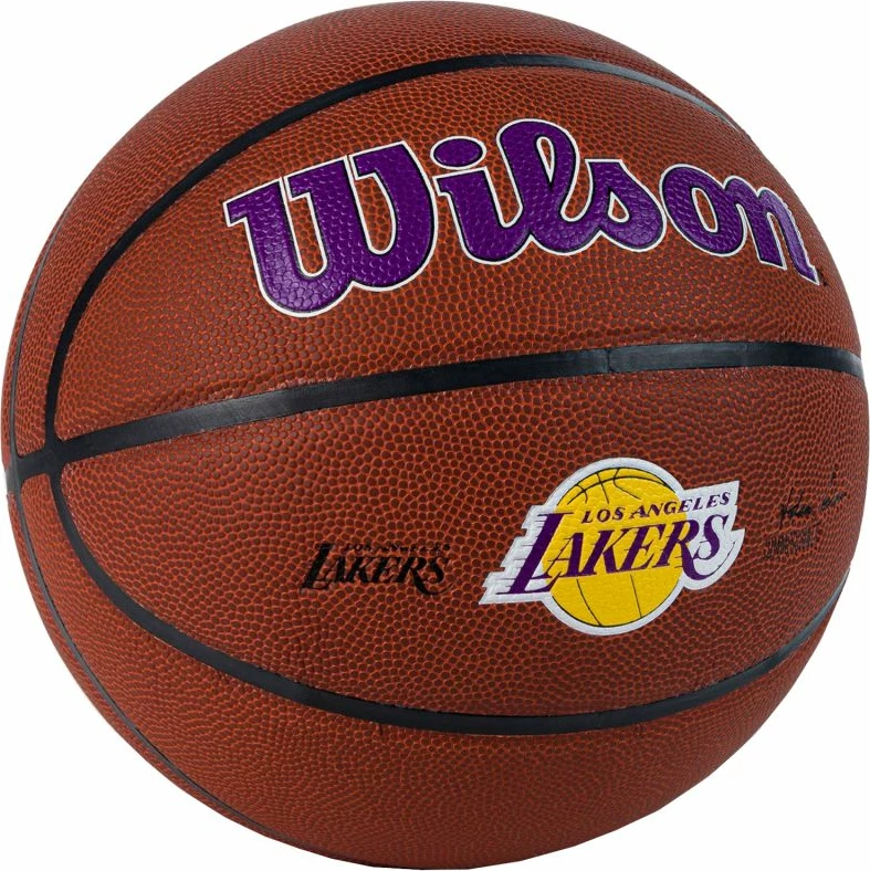Top Basketbolli Wilson Team Alliance Los Angeles Lakers WTB3100XBLAL [Madhësia: 7]