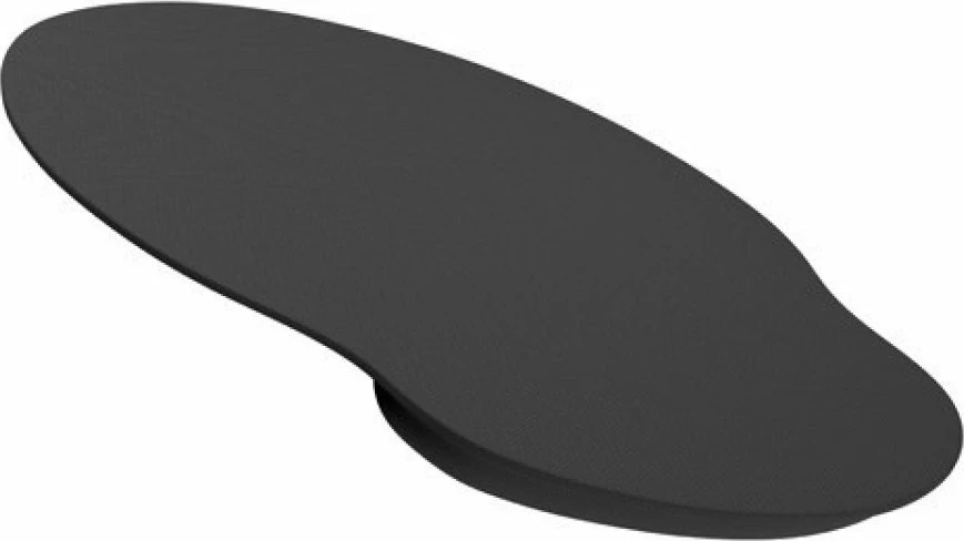 Mauspad Natec Chipmunk 2 in 1, me mbështetje kyçi për maus + jastëk kyçi për tastierë, 250 x 230 x 25 mm / 460 x 86 mm, set 2-në-1, i zi