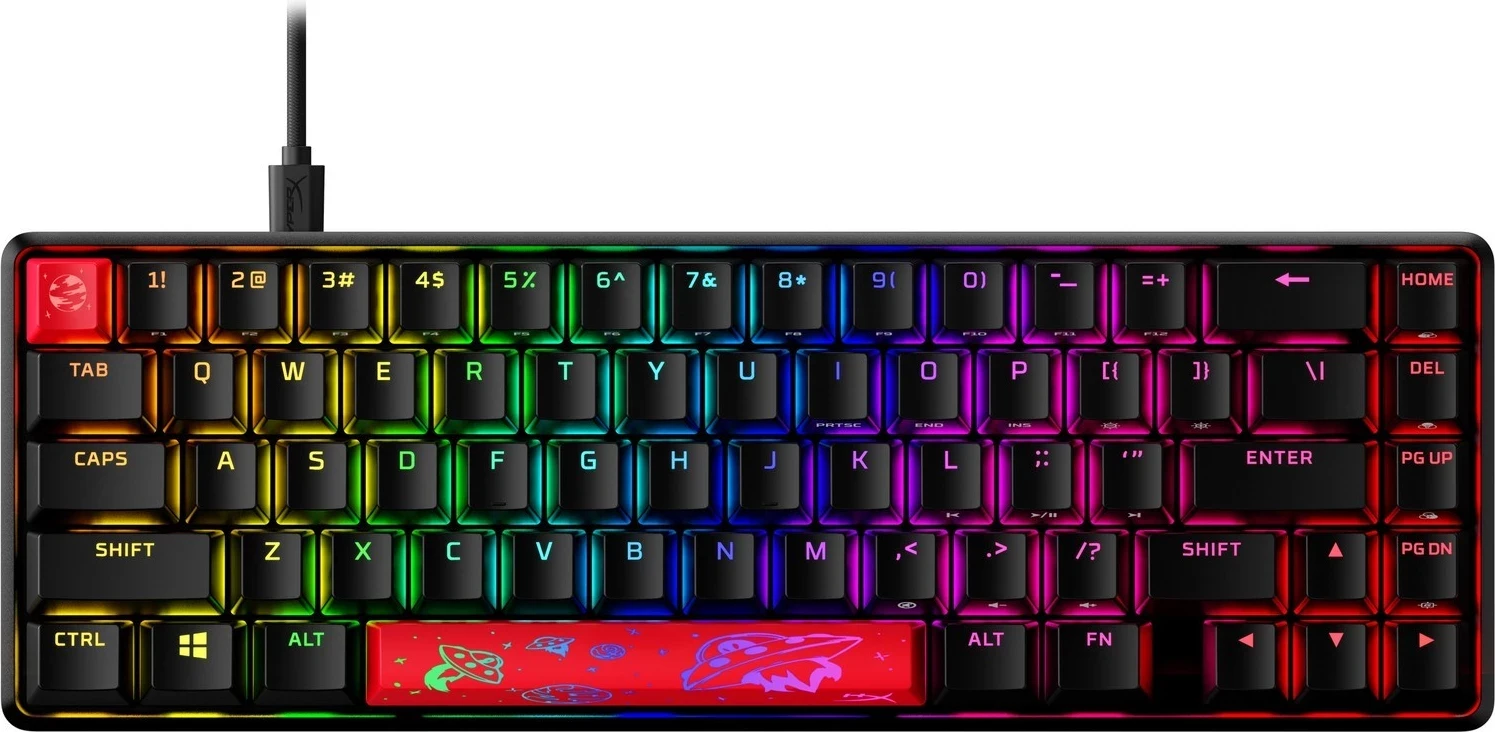 Tastierë HyperX Alloy Origins 65 Gaming, e zezë 