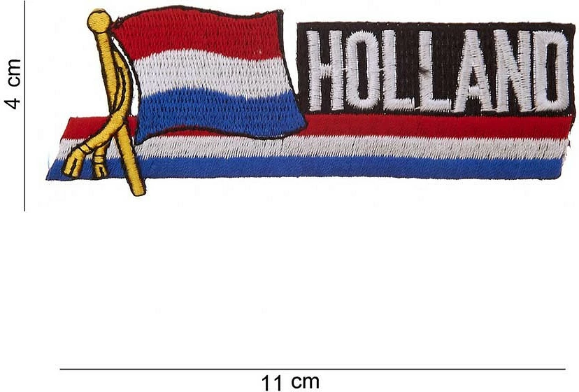 Emblema pëlhure Fostex Garments Patch waving flag Holland #1040