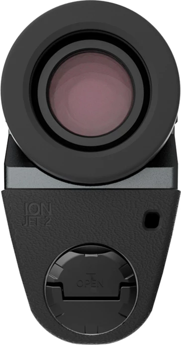 Binokël gjuetie me distancues lazer Mileseey IONJET2, 1829 m, ±0.46 m, OLED, USB-C, bateri 450 mAh, i zi, set me çantë waterproof