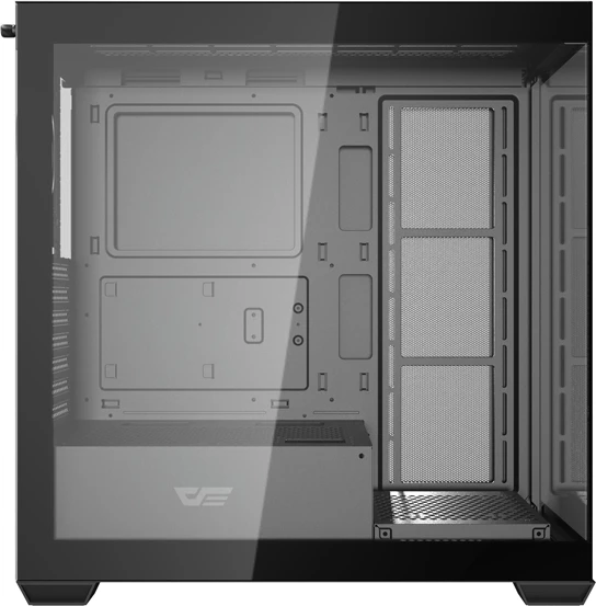 Kasë, Darkflash, DS900W, Midi Tower ATX/M-ATX/ITX, pa ventilatorë, xhami i forcuar, USB Type-C, e zezë
