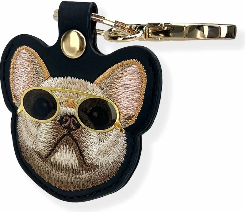 Kutijë për locator Nimmy Glasses Cool Dog, e zezë