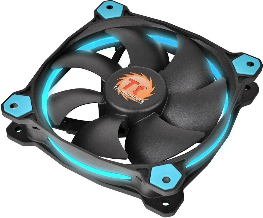 Ventilator kase Thermaltake Riing 14 LED, 140mm, 1400 RPM, Kaltër