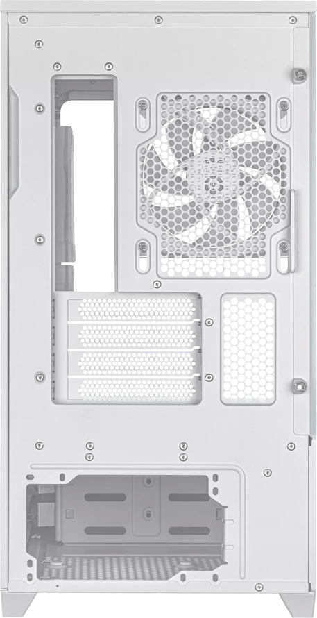 Kasë ASUS Prime AP202 ARGB TG MicroATX, 3x120mm ARGB fanë, panel xhami i lakuar, e bardhë