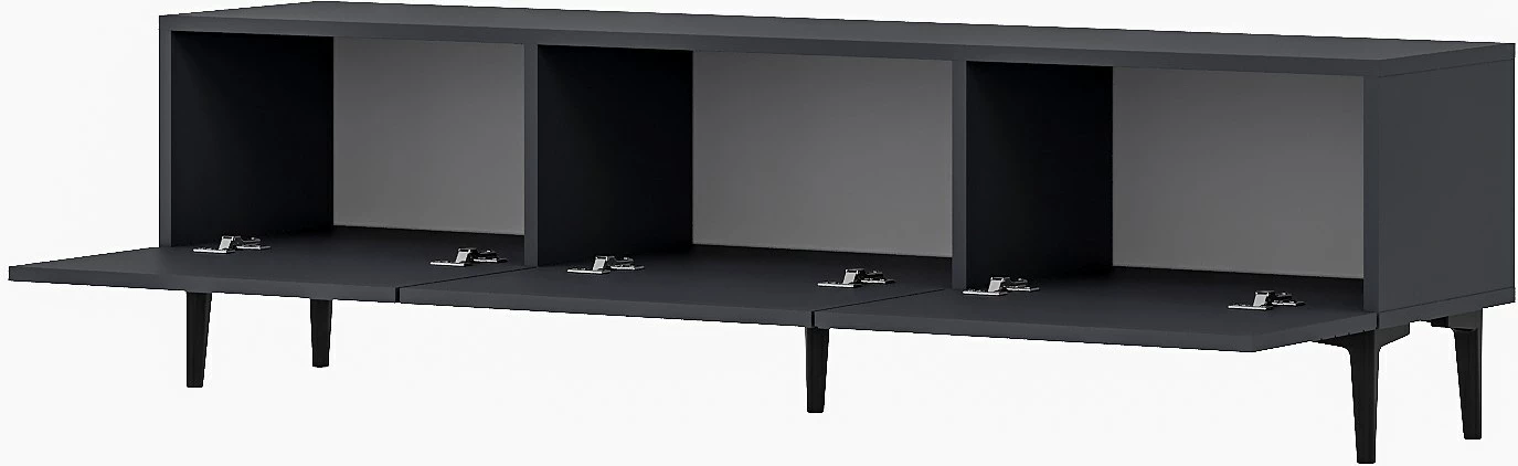 Komodë TV Skye Decor, ngjyrë antracit, Felix