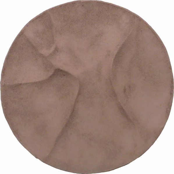 Dekor për mur NATHEN, alumini, bezhë, 40x40x4 cm