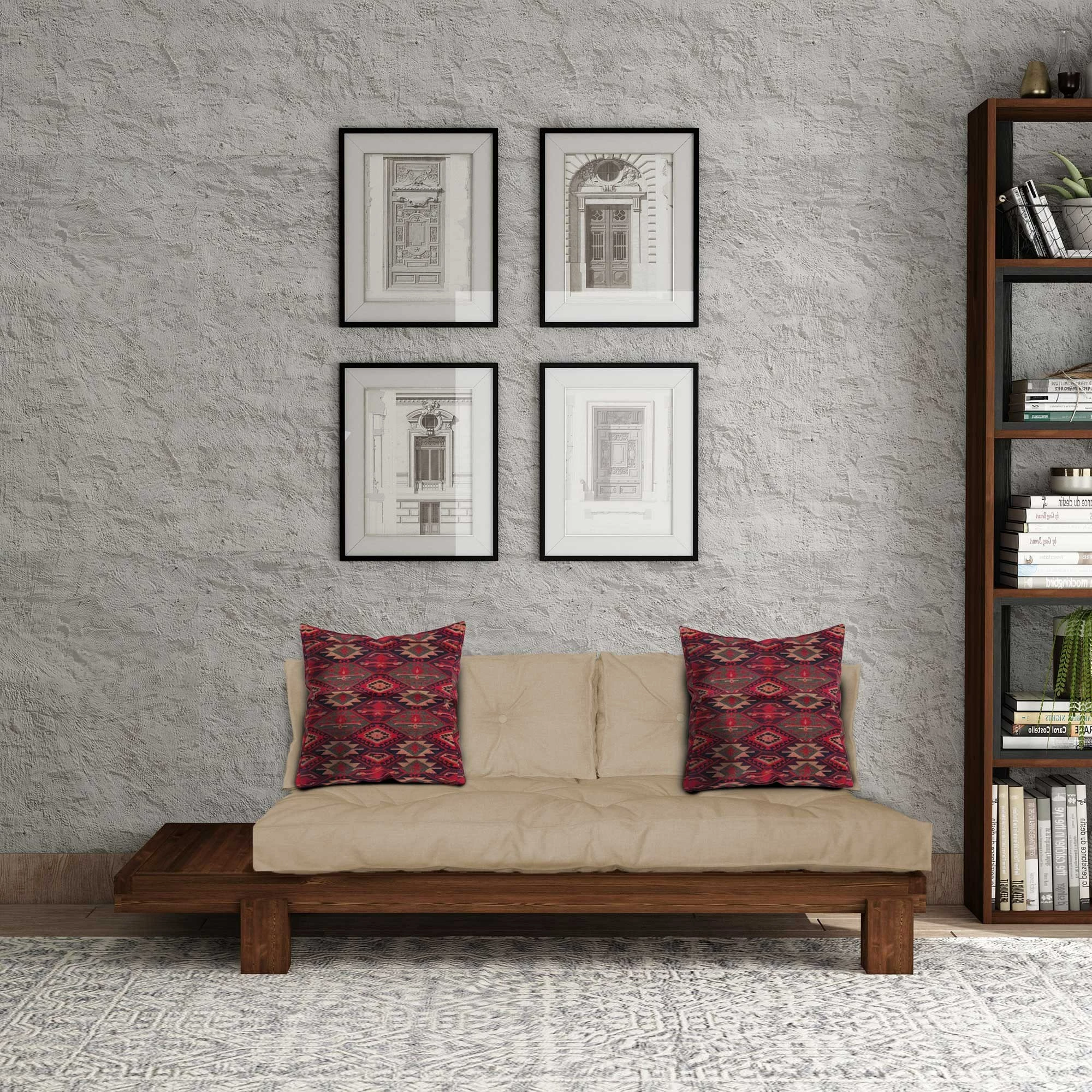 Lounge Atelier del Sofa, ngjyrë arrë dhe deve, CPT8321-200