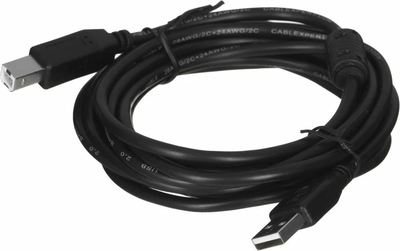 Kabllo Gembird CCF-USB2-AMBM-10, 3m, e zezë