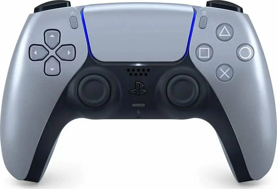 Kontroller Sony PlayStation 5 DualSense, kompatibil PS5/PC, Wireless/Wired, argjendtë