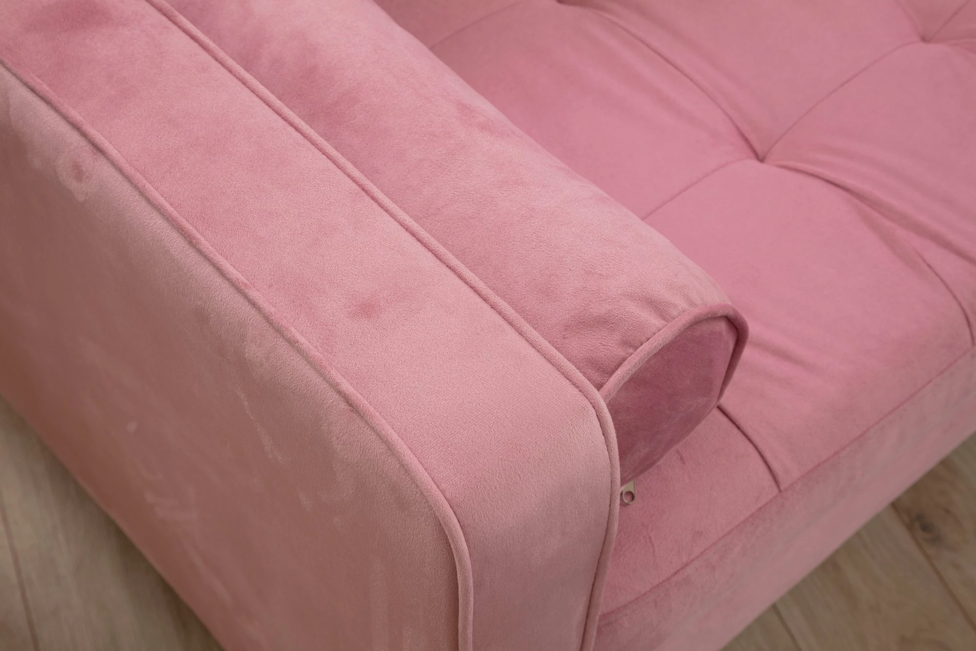 Divan treshe Atelier del Sofa, Rome, ngjyrë rozë e zbehtë