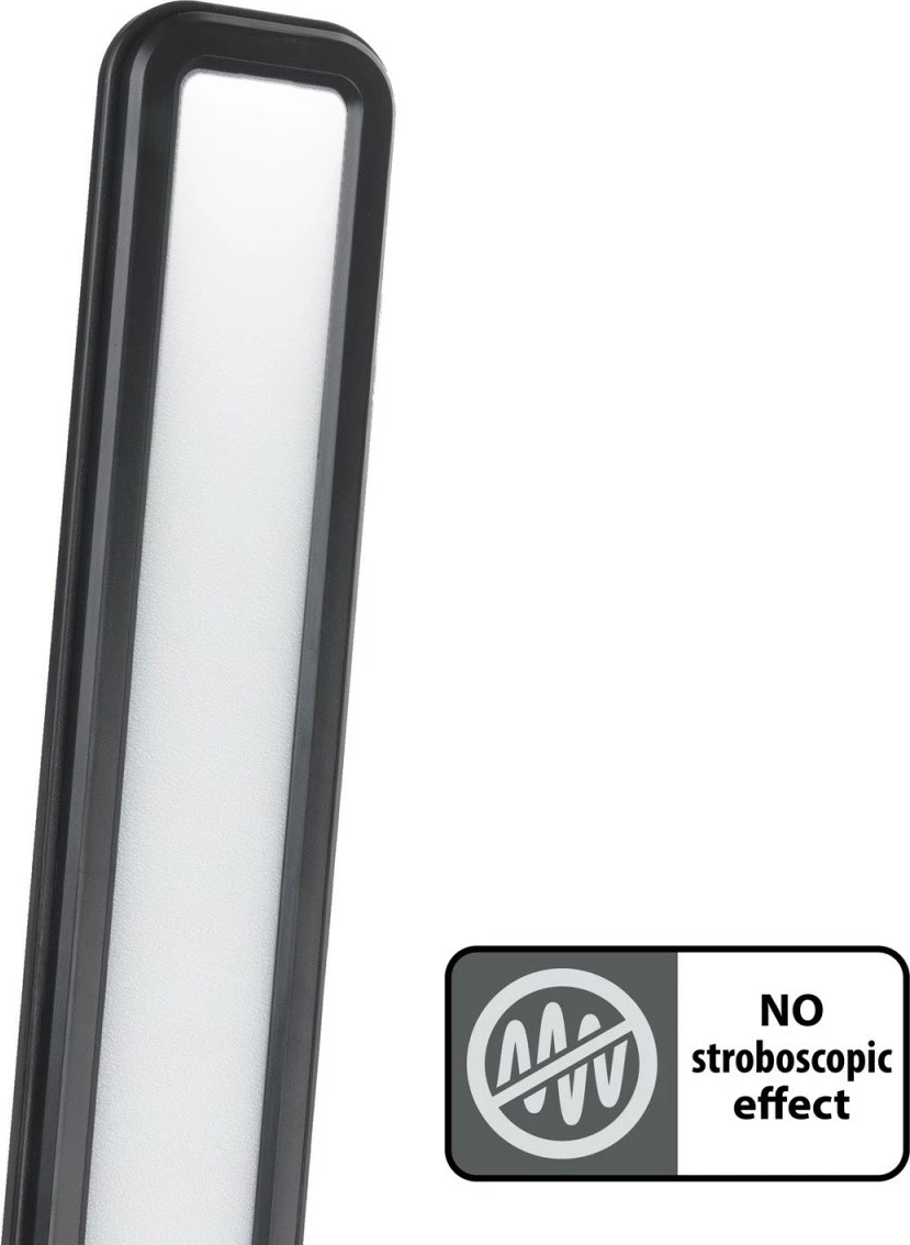 Lampë tavoline LED Maclean MCE616B 9W, 450 lm, karikues Qi, temperaturë ngjyre e rregullueshme, dimmer, e zezë