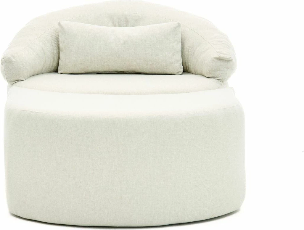 Karrige një vendëshe Pitta, krem, Atelier del Sofa