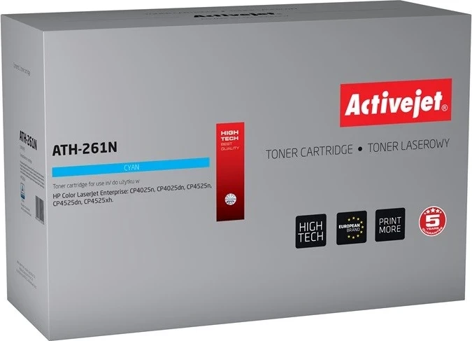 Toner zëvendësues Activejet ATH-261N për printer HP, i kaltër