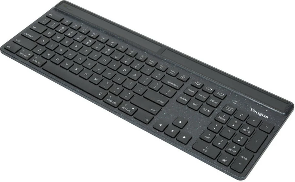 Tastierë Targus EcoSmart, full size, Bluetooth 5.0, ndriçim LED, spanjisht