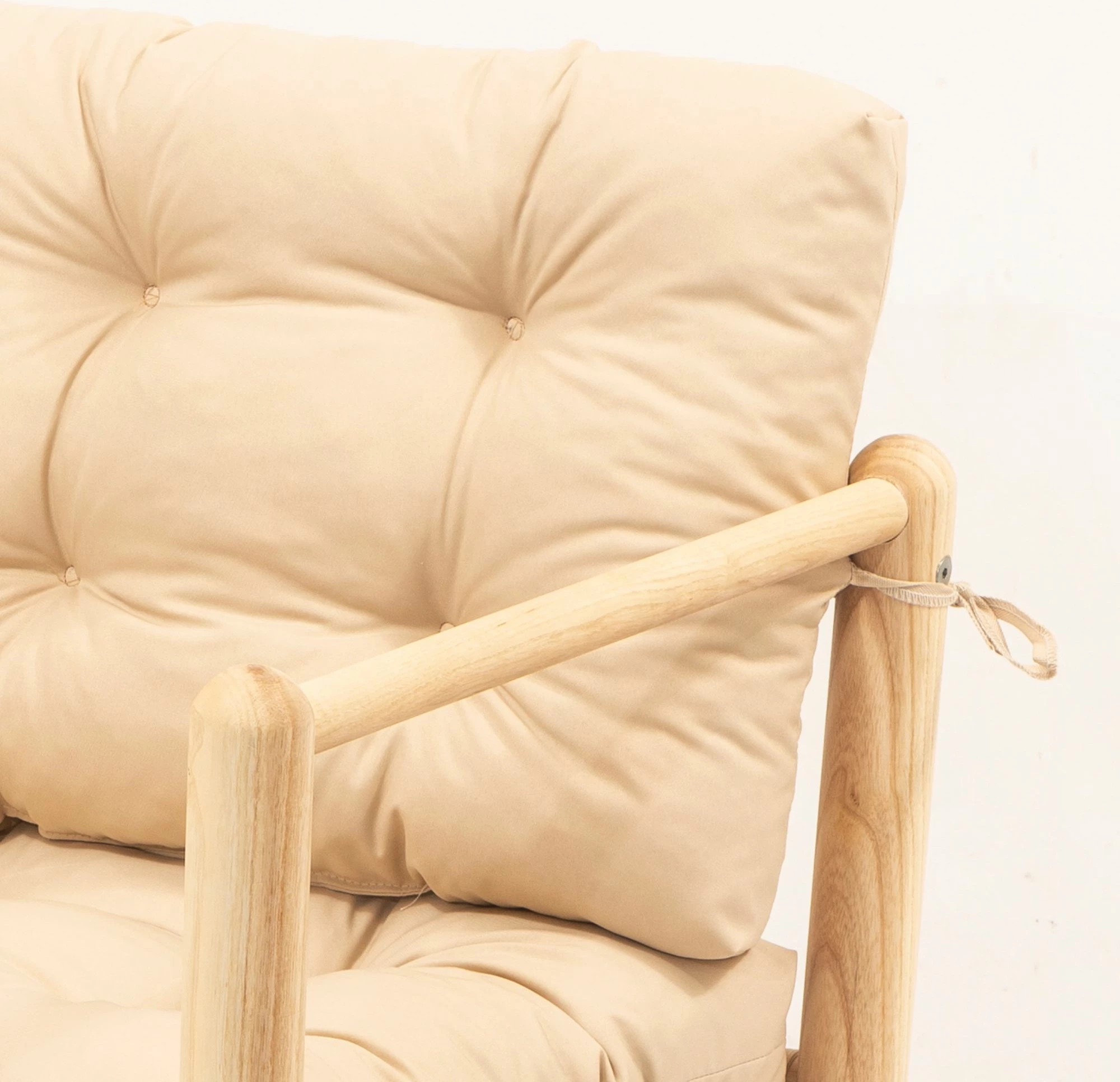 Set tavoline me karrige për terasë, 3 pjesë, Skye Decor, MYG02, krem