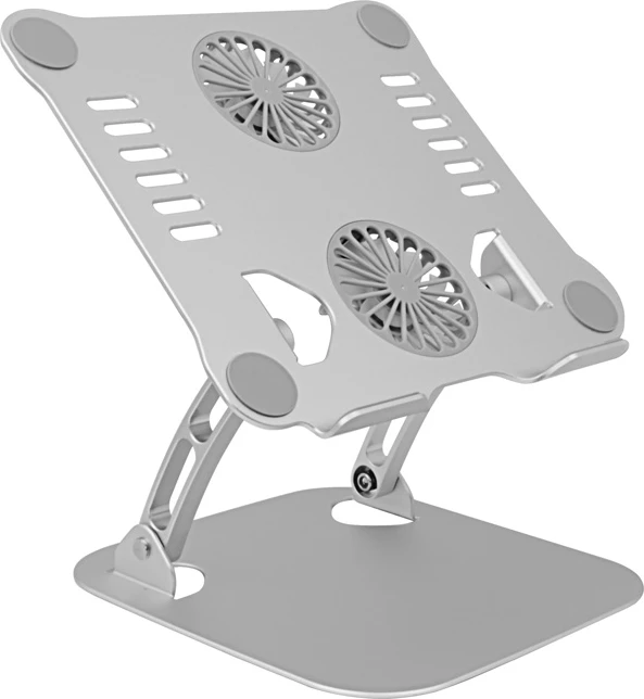Stand për laptop Tech Time Adjustable Laptop Stand with 2 Fans