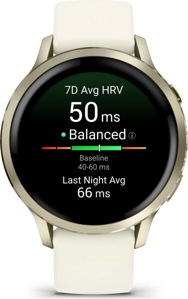Smartwatch Garmin Venu 4 41mm, silikon, bezhë/lunargold