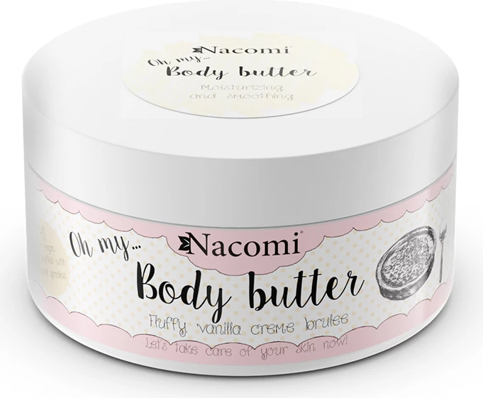Buter për trup për femra Nacomi Vanilla & Creme Brulee, 100ml