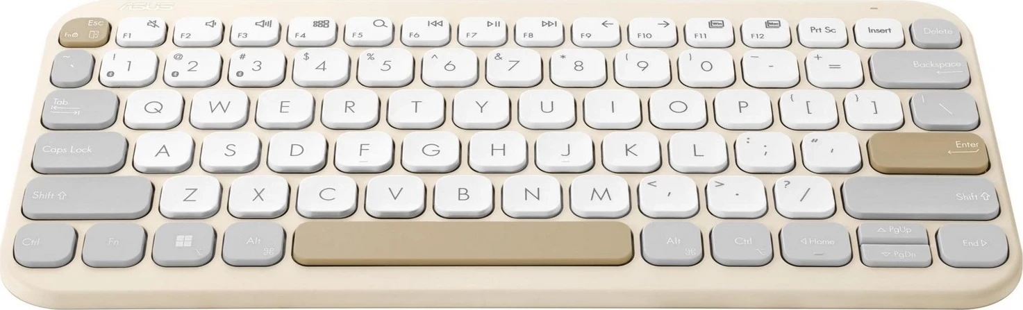 Tastierë Wireless Asus KW100, Bezhë