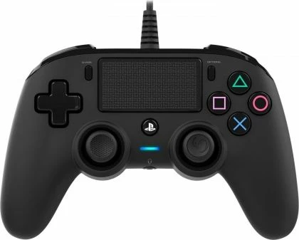 Kontroller Nacon Compact PS4OFCPADBLACK, për PS4/PC, me kabllo 3 m, i zi