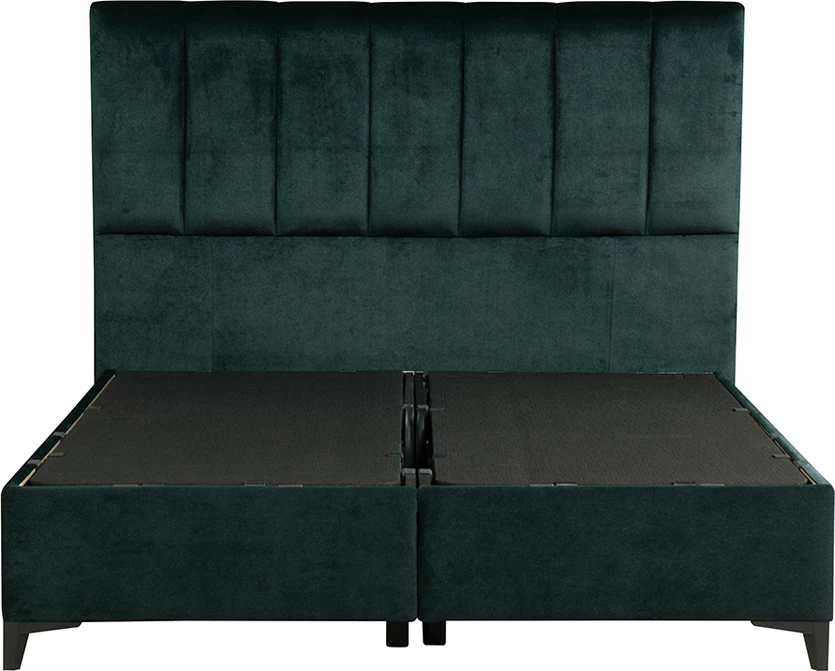 Krevat me hapësirë për depo, ngjyrë e gjelbër, 223x166x120cm