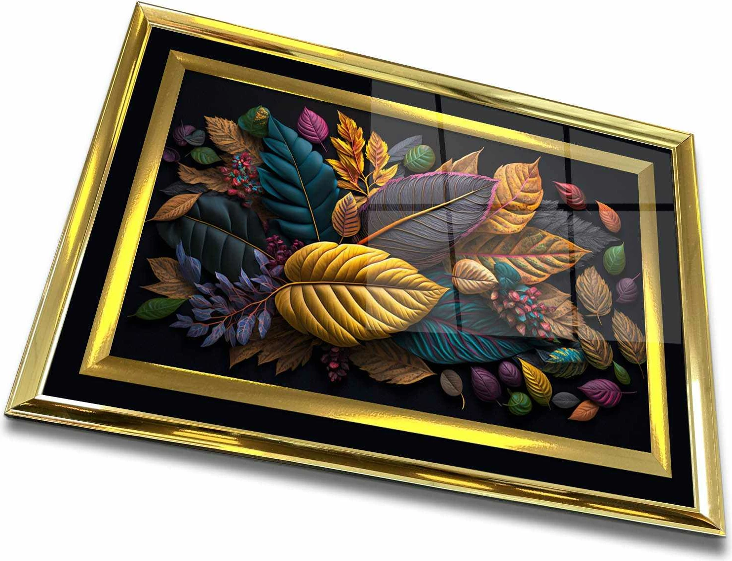 Pikturë dekorative me kornizë, shumëngjyrëshe, Wallity, 43x65cm