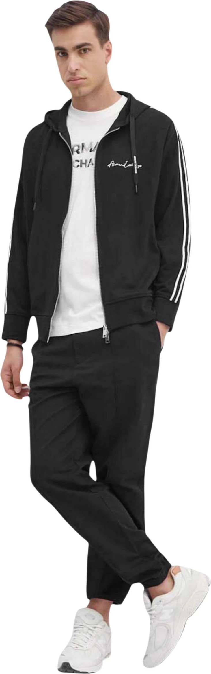 Duks me zinxhir Armani Exchange 8NZMSH Z9N1Z për meshkuj, i zi [Madhësia: M]