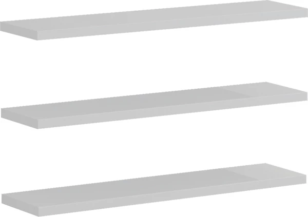 Raft muri, ngjyrë e bardhë, 60x14.5x1.8cm