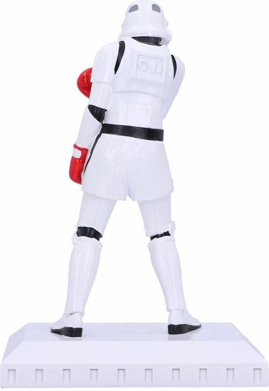 Figurinë koleksionuese NEMESIS NOW Stormtrooper "The Greatest" 18 cm, e bardhë me doreza të kuqe