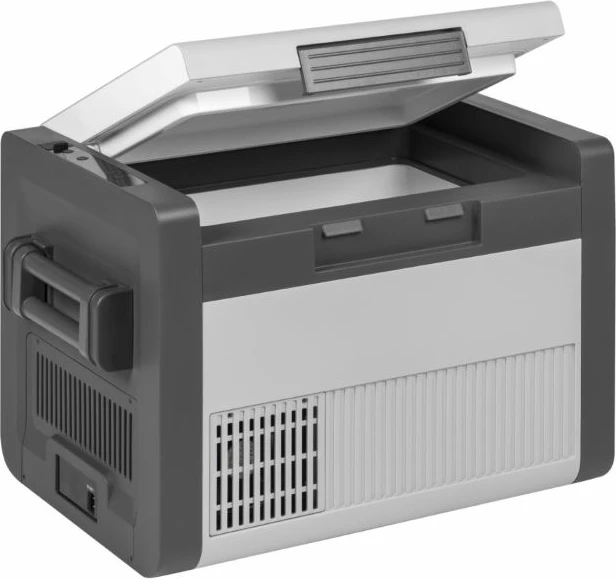 Frigorifer portativ me kompresor BRUNNER Polarys Criomaster HPI 25, 25L, 12/24V DC + 230V AC, -20°C, gri