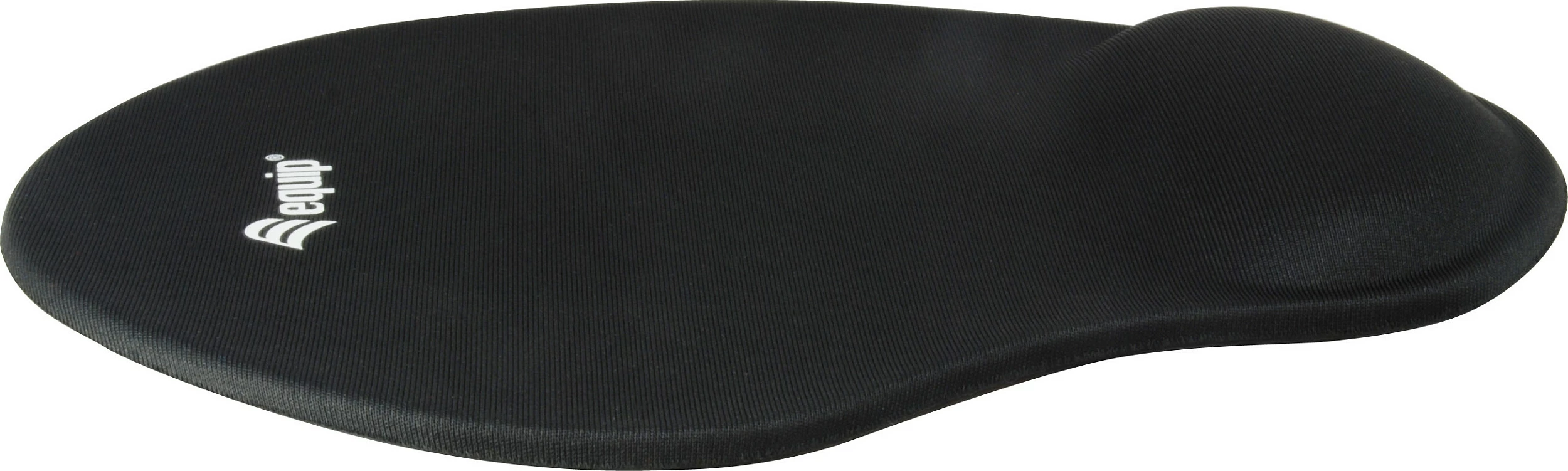 Mauspad Equip Gel, i zi, me mbështetje për dorë, material gel, bazë që nuk rrëshqet